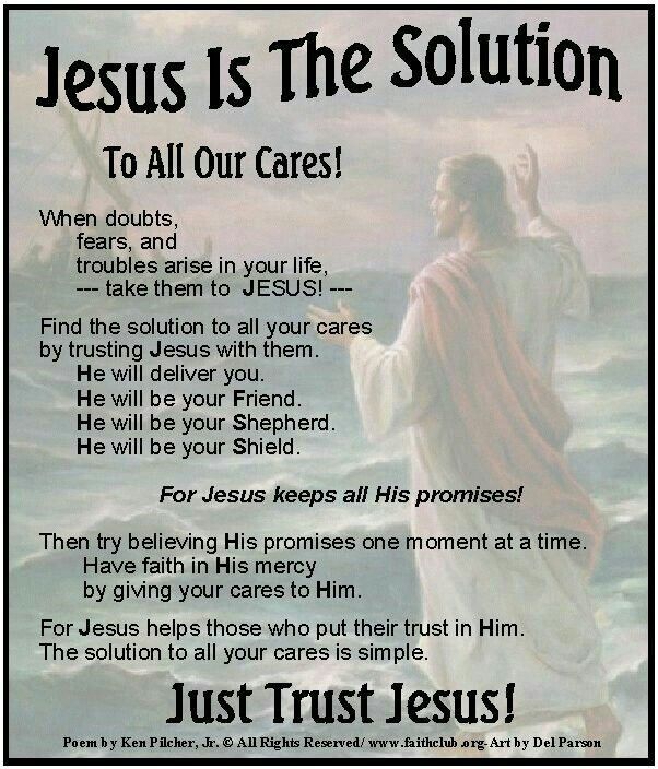 Jesus is the solution