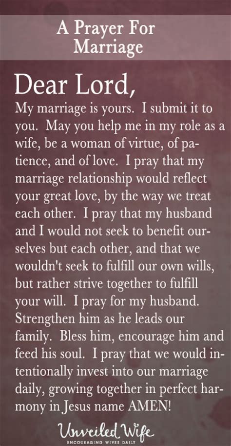 prayer for marriage