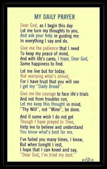 prayer for peace for today