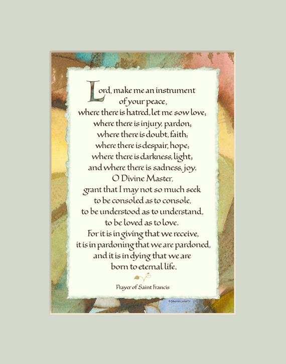 Prayer of Saint Francis