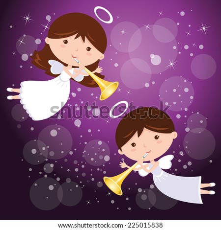 stock-vector-angels-with-trumpet-and-purple-background-little-angels-announcing-with-trumpet-on-sparkles-225015838.jpg