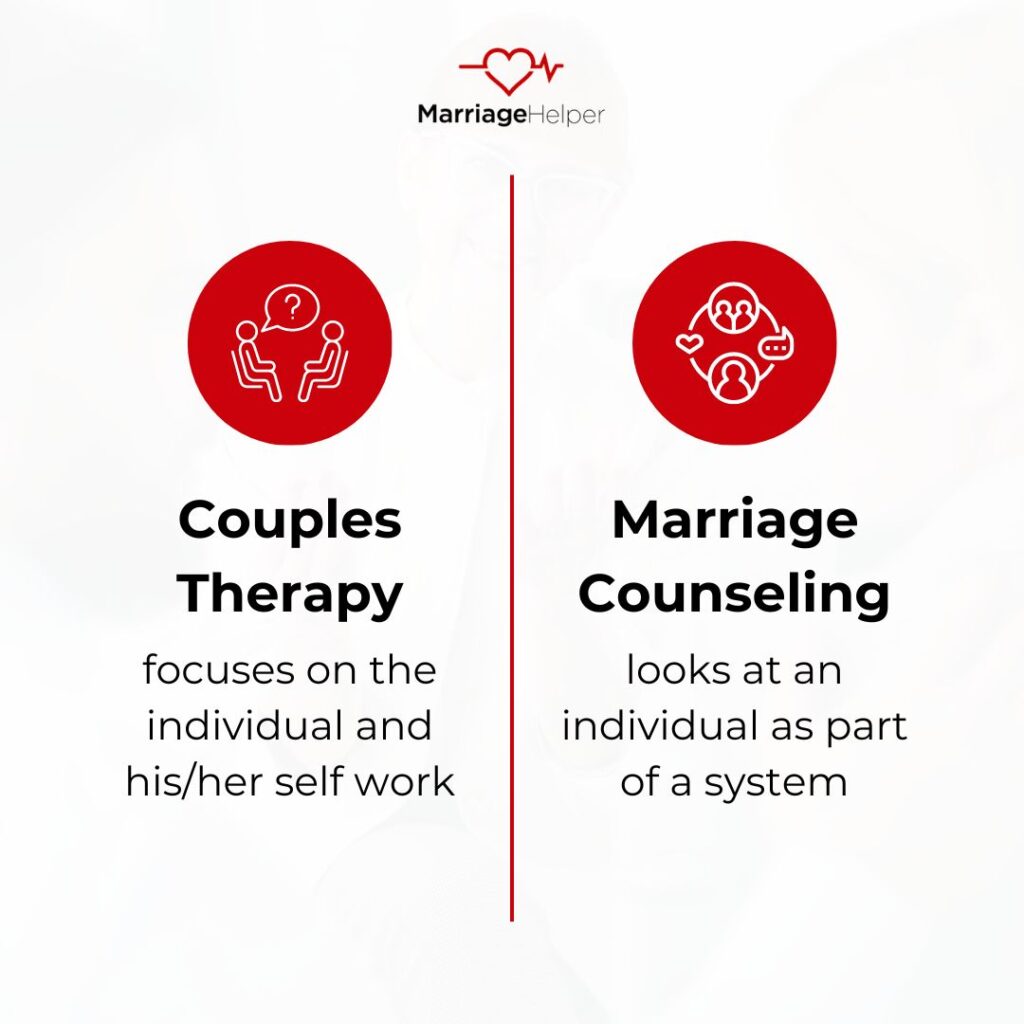 couples therapy vs marriage counseling couples therapy vs marriage counseling