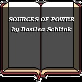 SOURCES OF POWER